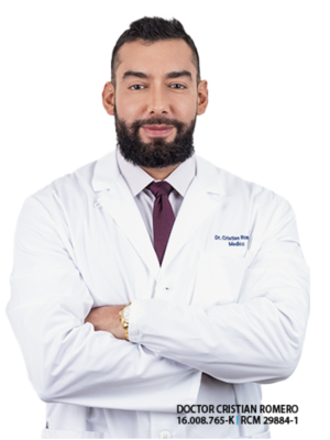 Dr. Cristián Romero, médico director de Medilean Chile, especialista en tratamiento médico para bajar de peso.